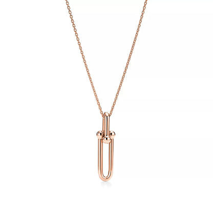[Kaelin Vow]HARDWEAR DROP DOUBLE LINK PEDANT NECKLACE