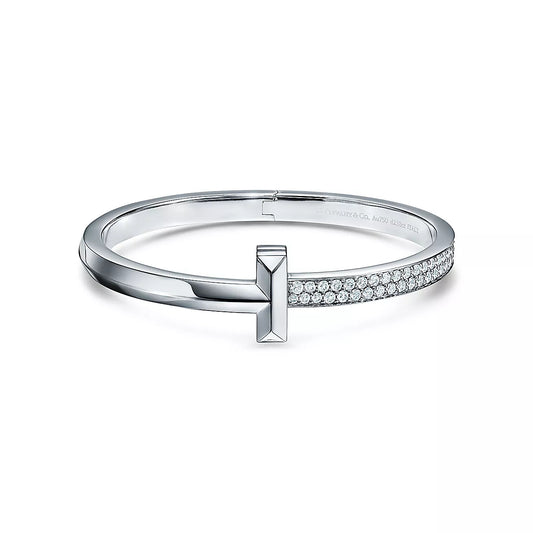 [Kaelin Vow]GELENKTES ARMBAND MIT GROSSEN DIAMANTEN