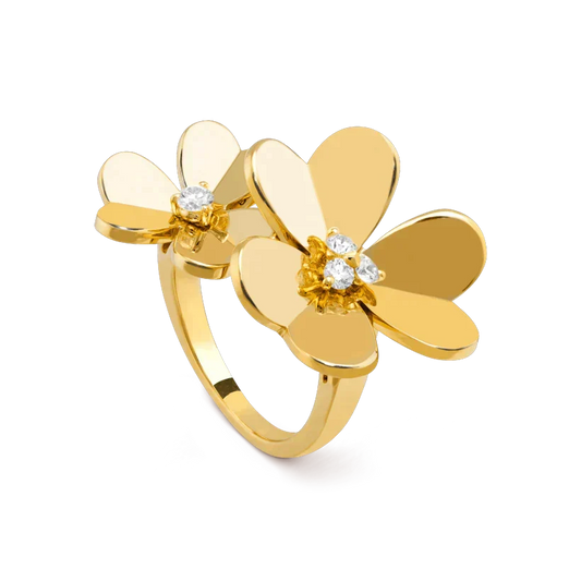 [Kaelin Vow]CLOVER COMOS GOLD DIAMOND RING
