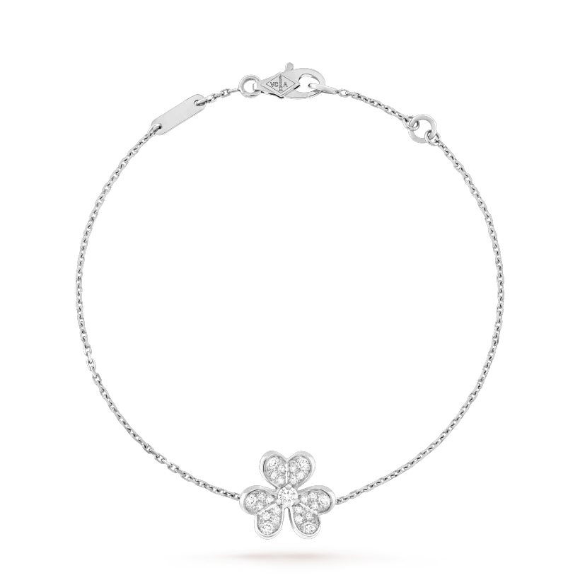 [Kaelin Vow]FRIVOLE SILVER FLOWER DIAMOND BRACELET