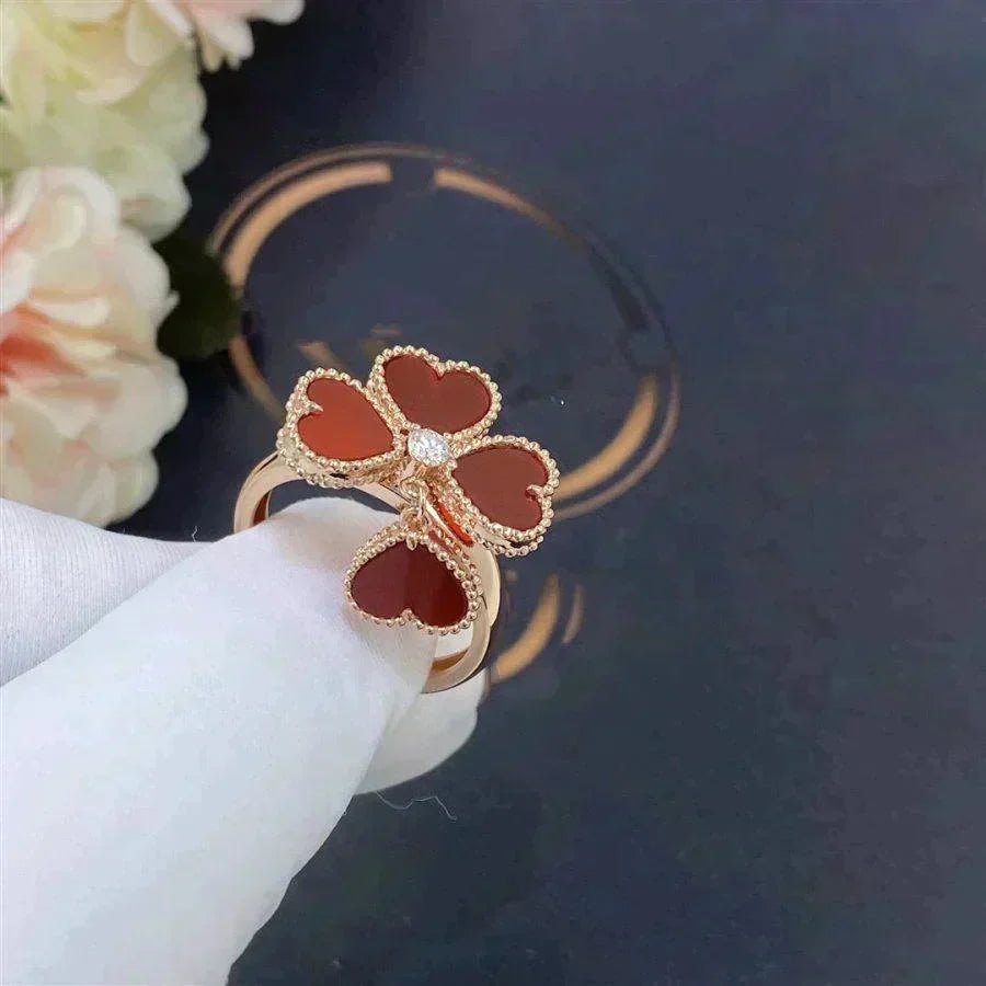 [Kaelin Vow]SWEET CLOVER CARNELIAN RING