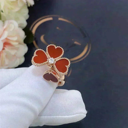 [Kaelin Vow]SWEET CLOVER CARNELIAN RING