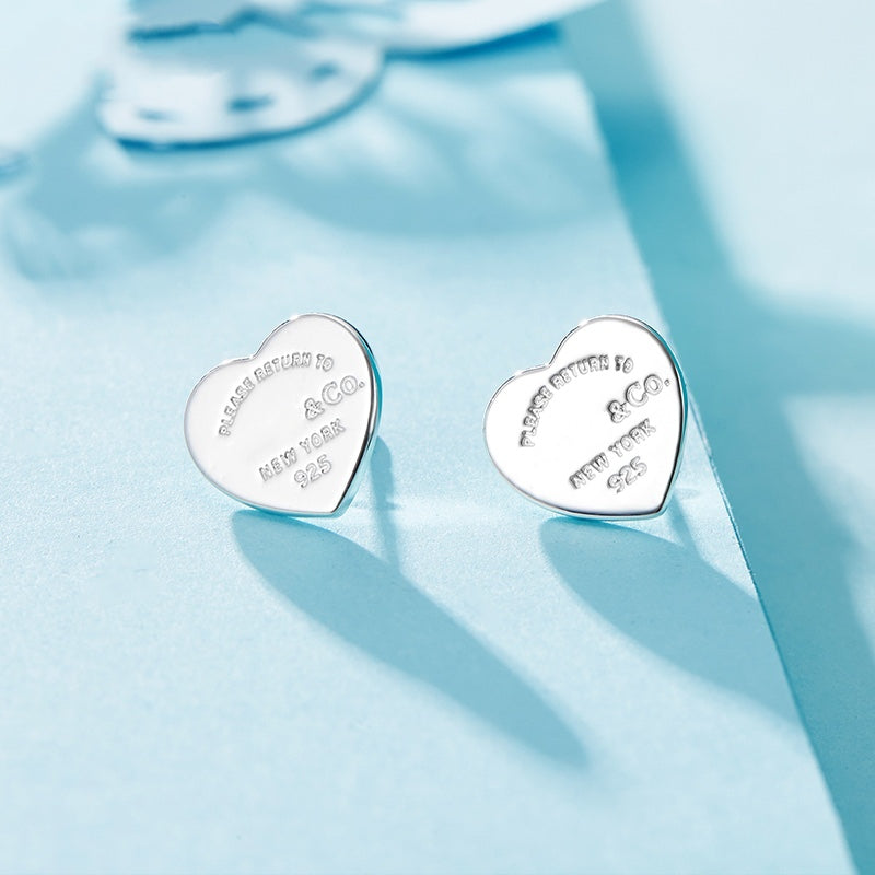 [Kaelin Vow]RETURN TO TIF LOVE SILVER EARRINGS