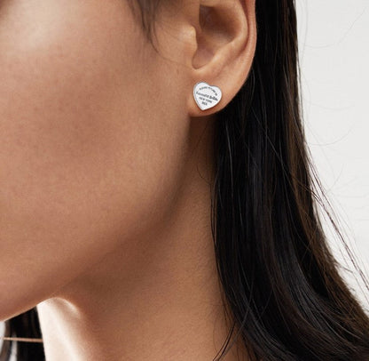 [Kaelin Vow]RETURN TO TIF LOVE SILVER EARRINGS