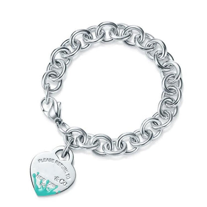 [Kaelin Vow]LOVE HEART RETURN TO TIF SILVER BRACELET