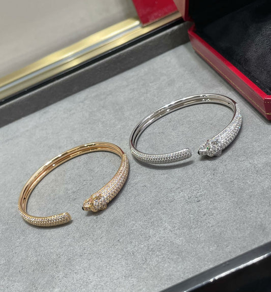[Kaelin Vow]PANTHERE OFFENER DIAMANT-ARMBAND