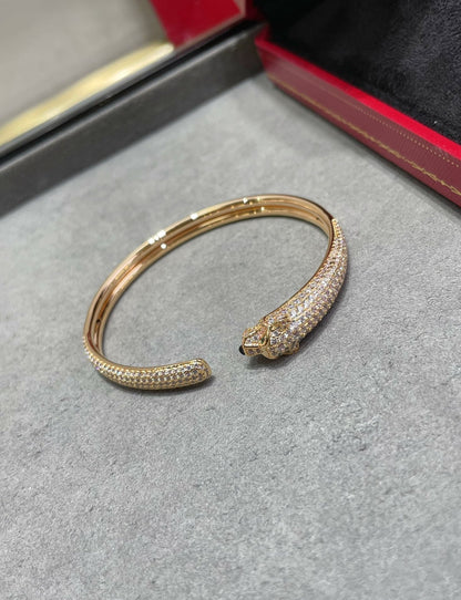 [Kaelin Vow]PANTHERE OFFENER DIAMANT-ARMBAND