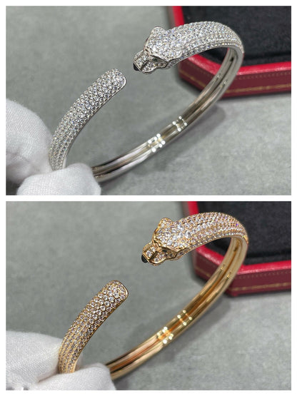 [Kaelin Vow]PANTHERE OFFENER DIAMANT-ARMBAND