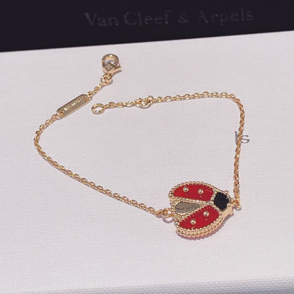 [Kaelin Vow]LUCKY SPRING 1 MOTIF PINK GOLD BRACELET